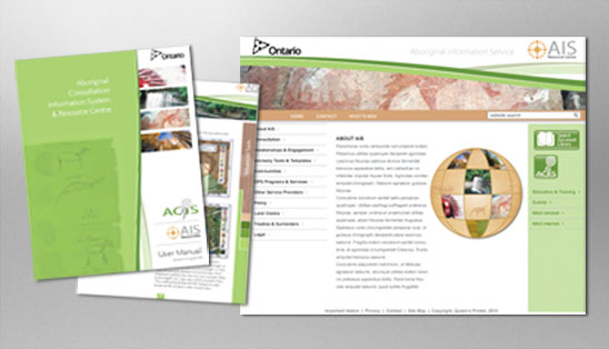 Ontario - AIS web, print